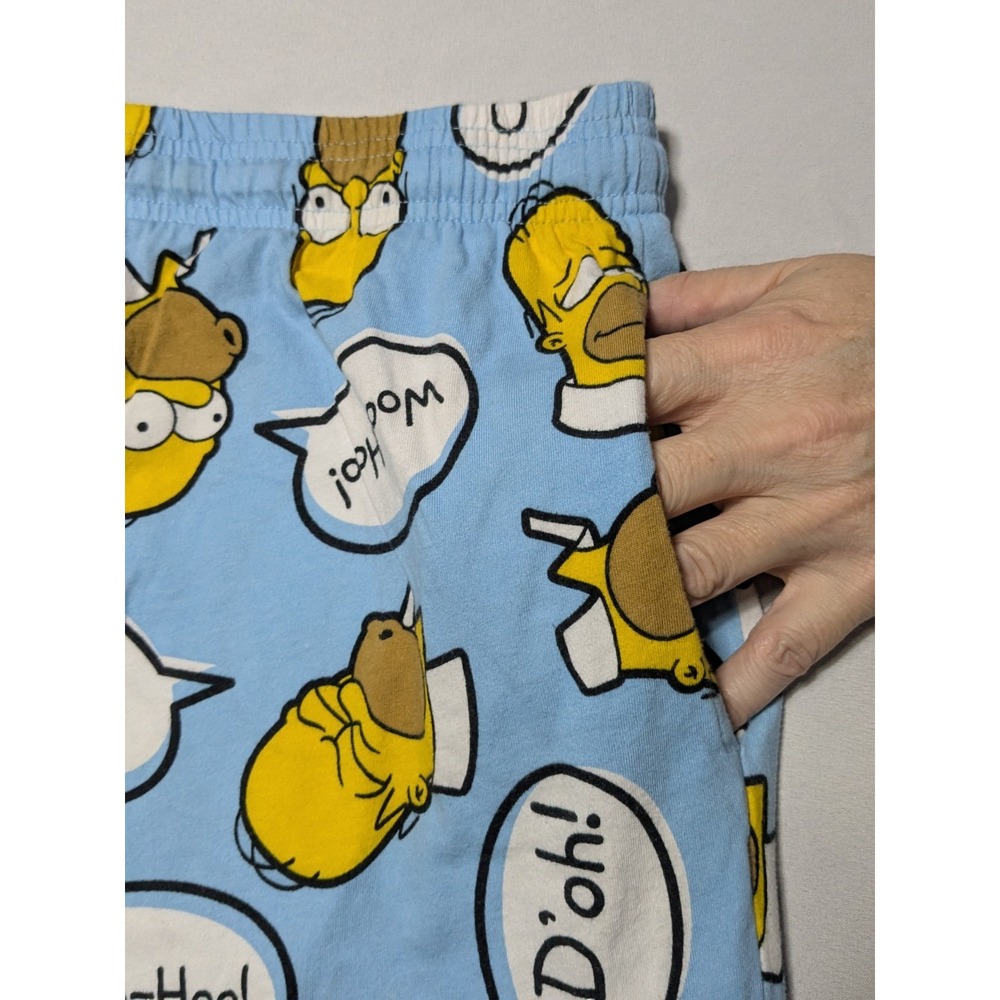 The Simpsons Homer Meme‎ Blue Lounge Pajama Pants - Men XL EUC - Picture 4 of 15